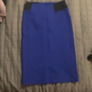 Bright blue Pencil skirt